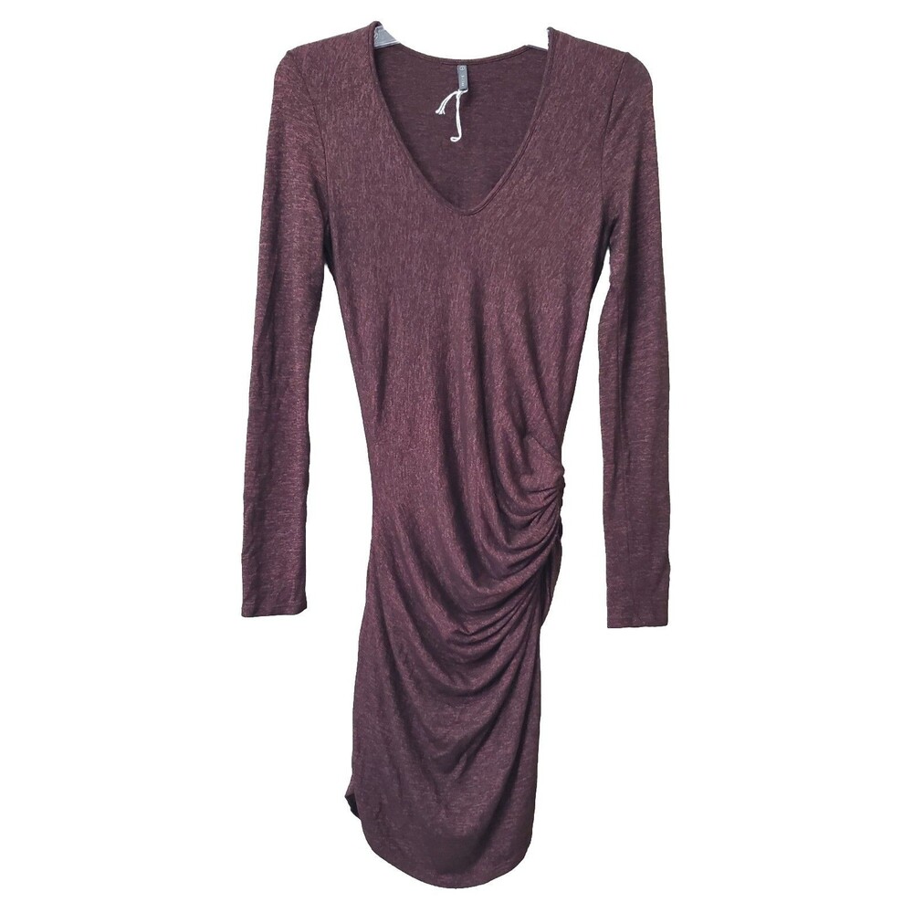 Riller & Fount Tippy Mini-Dress w/Ruched Side Chokeberry Size 2 Medium Lined
